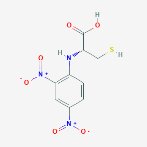 molecular formula C9H9N3O6S B3051748 L-Cysteine, N-(2,4-dinitrophenyl)- CAS No. 35749-09-8