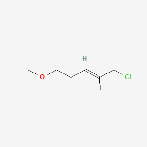 molecular formula C6H11ClO B3051750 1-Chloro-5-methoxy-2-pentene CAS No. 3577-82-0