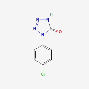 molecular formula C7H5ClN4O B3051764 1-(4-chlorophenyl)-1H-tetrazol-5-ol CAS No. 3589-06-8