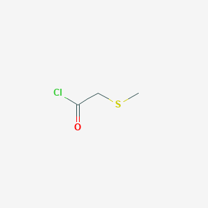 molecular formula C3H5ClOS B3051769 (Methylthio)acetyl chloride CAS No. 35928-65-5