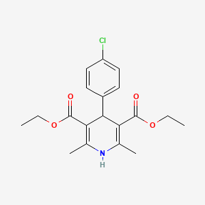 Diethyl 4-(4-chlorophenyl)-2,6-dimethyl-1,4-dihydropyridine-3,5-dicarboxylate