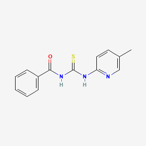 N-[(5-methylpyridin-2-yl)carbamothioyl]benzamide