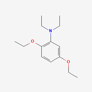 molecular formula C14H23NO2 B3051773 N,N-Diethyl-2,5-diethoxyaniline CAS No. 35945-16-5
