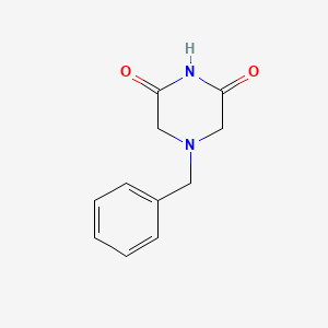 molecular formula C11H12N2O2 B3051777 4-Benzyl-piperazine-2,6-dione CAS No. 35975-17-8