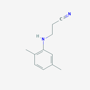 3-[(2,5-Dimethylphenyl)amino]propanenitrile