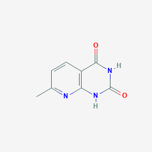 molecular formula C8H7N3O2 B3051794 7-Methylpyrido[2,3-D]pyrimidine-2,4-diol CAS No. 36075-35-1