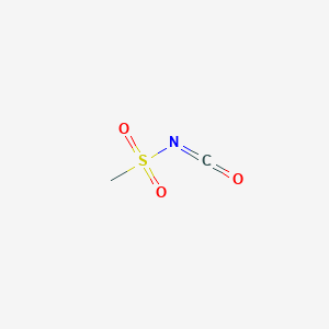 molecular formula C2H3NO3S B3051799 Methanesulfonyl isocyanate CAS No. 3611-92-5