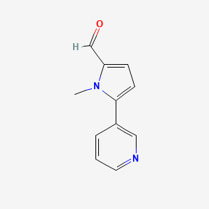1-Methyl-5-(pyridin-3-yl)-1H-pyrrole-2-carbaldehyde