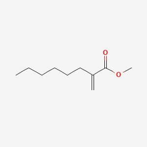 molecular formula C10H18O2 B3051812 Octanoic acid, 2-methylene-, methyl ester CAS No. 3618-40-4
