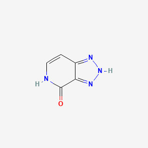 molecular formula C5H4N4O B3051825 1,2-Dihydro-4h-[1,2,3]triazolo[4,5-c]pyridin-4-one CAS No. 36286-97-2