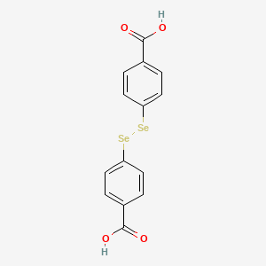 molecular formula C14H10O4Se2 B3051826 Bis(4-carboxyphenyl)diselenide CAS No. 36297-88-8