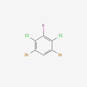 molecular formula C6HBr2Cl2F B3051836 3,5-Dibromo-2,6-dichlorofluorobenzene CAS No. 363598-34-9