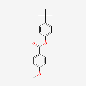 molecular formula C18H20O3 B3051837 4-Tert-butylphenyl 4-methoxybenzoate CAS No. 363599-46-6