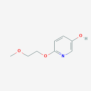 molecular formula C8H11NO3 B3051851 3-Pyridinol, 6-(2-methoxyethoxy)- CAS No. 364758-56-5
