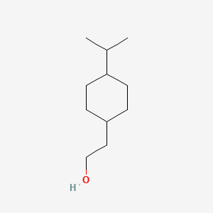 molecular formula C11H22O B3051852 2-(4-Isopropylcyclohexyl)ethanol CAS No. 3650-46-2