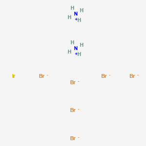 Iridate(2-), hexabromo-, diammonium, (OC-6-11)-