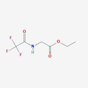 molecular formula C6H8F3NO3 B3051869 Ethyl 2-(2,2,2-trifluoroacetamido)acetate CAS No. 367-62-4