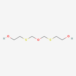 molecular formula C6H14O3S2 B3051873 乙醇，2,2'-[氧双(亚甲基硫)]双- CAS No. 36727-72-7