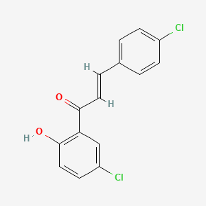 molecular formula C15H10Cl2O2 B3051882 4,5'-Dichloro-2'-hydroxychalcone CAS No. 36768-48-6