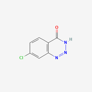 molecular formula C7H4ClN3O B3051884 7-Chloro-1,2,3-benzotriazin-4-ol CAS No. 36772-63-1