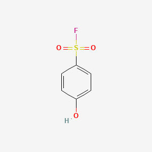 molecular formula C6H5FO3S B3051889 4-Hydroxybenzene-1-sulfonyl fluoride CAS No. 368-87-6