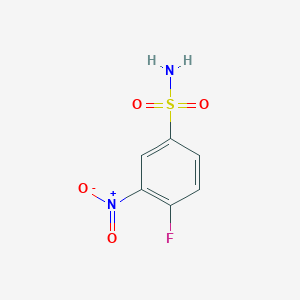 molecular formula C6H5FN2O4S B030519 4-氟-3-硝基苯磺酰胺 CAS No. 406233-31-6