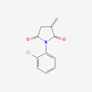 1-(2-Chlorophenyl)-3-methylidenepyrrolidine-2,5-dione