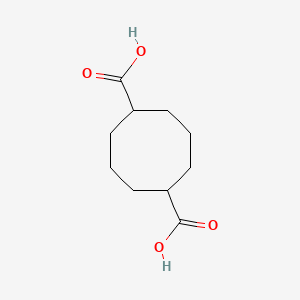 molecular formula C10H16O4 B3051946 环辛烷-1,5-二甲酸 CAS No. 3724-64-9