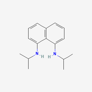 molecular formula C16H22N2 B3051954 1,8-Naphthalenediamine, N,N'-bis(1-methylethyl)- CAS No. 372988-36-8