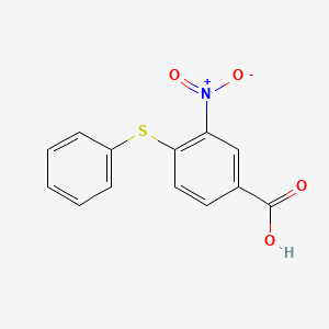 molecular formula C13H9NO4S B3051981 3-Nitro-4-(phenylthio)benzoic acid CAS No. 37531-36-5