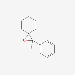 molecular formula C13H16O B3051983 2-Phenyl-1-oxaspiro[2.5]octane CAS No. 37545-92-9