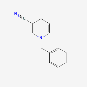 molecular formula C13H12N2 B3051988 1-Benzyl-1,4-dihydropyridine-3-carbonitrile CAS No. 37589-77-8