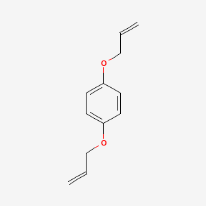 molecular formula C12H14O2 B3051989 1,4-Bis(prop-2-en-1-yloxy)benzene CAS No. 37592-20-4
