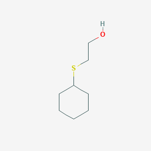 molecular formula C8H16OS B3052002 2-(Cyclohexylsulfanyl)ethanol CAS No. 3778-81-2