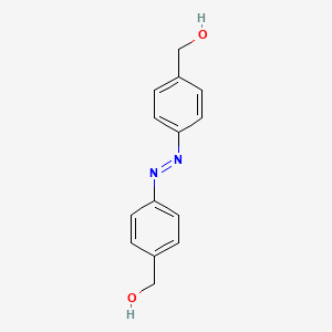 molecular formula C14H14N2O2 B3052006 4,4'-Azobisbenzenemethanol CAS No. 37797-30-1