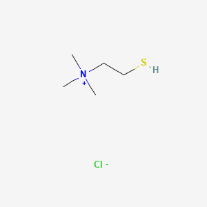 molecular formula C5H14ClNS B3052012 Thiocholine chloride CAS No. 37880-96-9