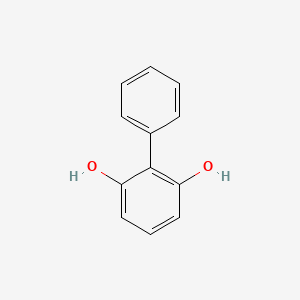 molecular formula C12H10O2 B3052021 2-phenylbenzene-1,3-diol CAS No. 3796-74-5