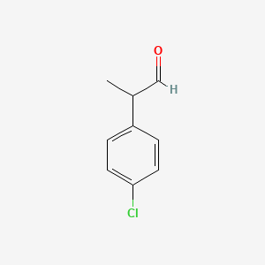molecular formula C9H9ClO B3052035 2-(4-Chlorophenyl)propanal CAS No. 38042-10-3