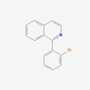 molecular formula C15H10BrN B3052036 1-(2-Bromophenyl)isoquinoline CAS No. 380427-61-2