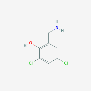 molecular formula C7H7Cl2NO B3052040 3,5-Dichloro-2-hydroxybenzylamine CAS No. 38060-64-9