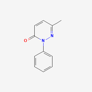 molecular formula C11H10N2O B3052057 6-甲基-2-苯基吡哒嗪-3(2H)-酮 CAS No. 38154-50-6