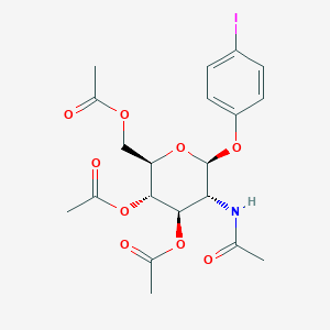 molecular formula C20H24INO9 B3052069 4-碘苯基 2-乙酰氨基-3,4,6-三-O-乙酰-2-脱氧-b-D-葡萄吡喃糖苷 CAS No. 38229-75-3