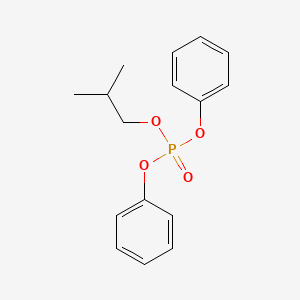 molecular formula C16H19O4P B3052079 2-Methylpropyl diphenyl phosphate CAS No. 38299-60-4