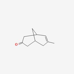 molecular formula C10H14O B3052084 3-Methylbicyclo[3.3.1]non-2-en-7-one CAS No. 38339-46-7