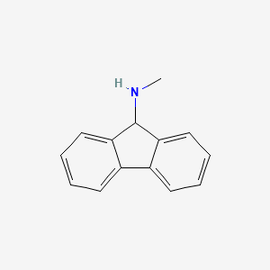 molecular formula C14H13N B3052087 N-甲基-9H-芴-9-胺 CAS No. 38359-28-3