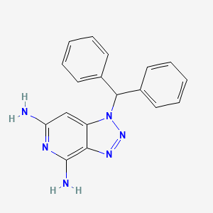 1-(Diphenylmethyl)-1h-[1,2,3]triazolo[4,5-c]pyridine-4,6-diamine