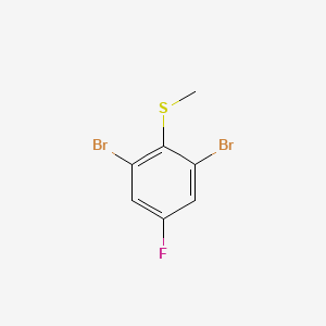 molecular formula C7H5Br2FS B3052091 2,6-二溴-4-氟苯硫醚 CAS No. 38366-77-7