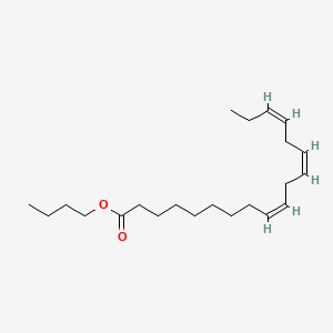 molecular formula C22H38O2 B3052092 Butyl (9Z,12Z,15Z)-9,12,15-octadecatrienoate CAS No. 38370-68-2
