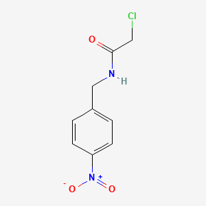 molecular formula C9H9ClN2O3 B3052097 2-Chloro-n-(4-nitrobenzyl)acetamide CAS No. 38426-11-8