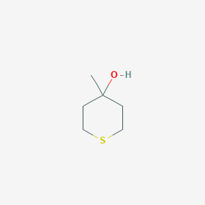 molecular formula C6H12OS B3052101 4-Methyltetrahydro-2h-thiopyran-4-ol CAS No. 38447-82-4